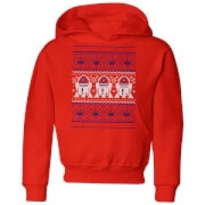 Star Wars R2-D2 Knit Kids Christmas Hoodie - Red - 11-12 Years