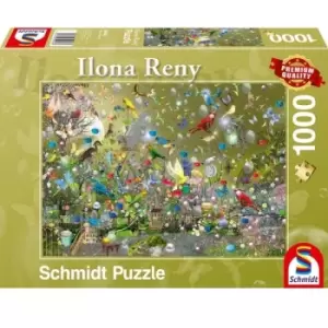 Schmidt Ilona Reny: A Parrot Jungle Jigsaw Puzzle - 1000 Pieces