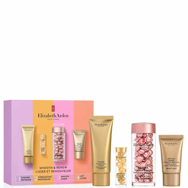 Elizabeth Arden SMOOTH & RENEW Retinol Ceramide Capsules 4 Piece Gift Set