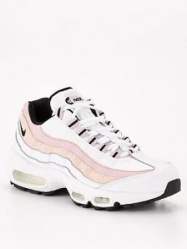 Nike Air Max 95 - Pink/White , Pink/White, Size 7, Women