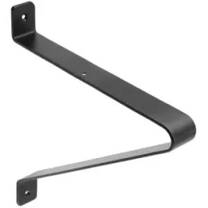 Shelf Support Wall Mounted Brackets 25x22cm Black Colour - Pack of 2