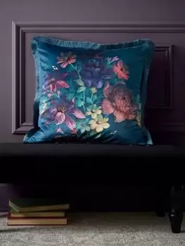 Bridgerton By Catherine Lansfield Romantic Floral Cushion