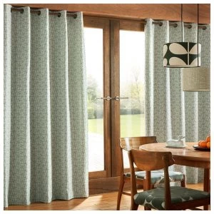 Orla Kiely Orla K Curtains 02 - Wov Acrn PwBlue