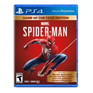 Marvels Spider Man Game of The Year Edition PS4 Game