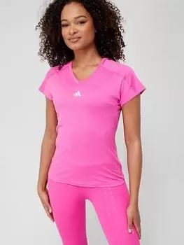 adidas Train Essentials T-Shirt, Pink, Size XS, Women