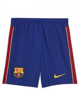 Nike Youth Barcelona 20/21 Home Short, Blue, Size M