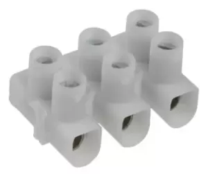 Phoenix Contact Terminal Strip, 0.75 6 mm, 41A, 6mm, Screw Terminals, 10mm, POLYPROPYLENE, 450 V