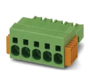 Phoenix Contact Spc 5/5-Stcl-7.62 Terminal Block, Pluggable, 5Pos, 8Awg