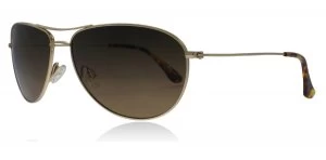 Maui Jim Sea House Sunglasses Gold Gold Polariserade 60mm