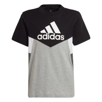 adidas CB Short Sleeve T Shirt Boys - Black