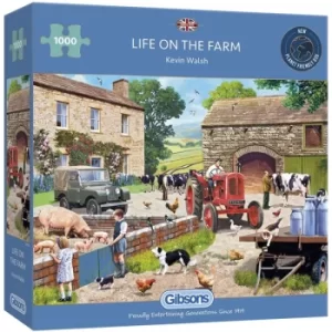 Gibsons Life on the Farm 1000 Piece Jigsaw Puzzle