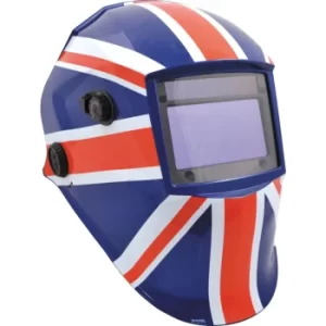 KWH100U Large View Weld/Grind Helmet Union Jack