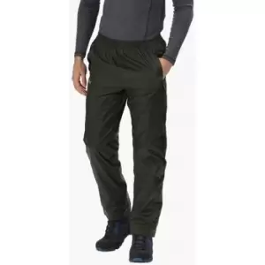 Regatta PACK-IT Waterproof Overtrousers mens in Green - Sizes UK S