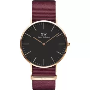 Mens Daniel Wellington Classic 40 Roselyn Watch with Black dial