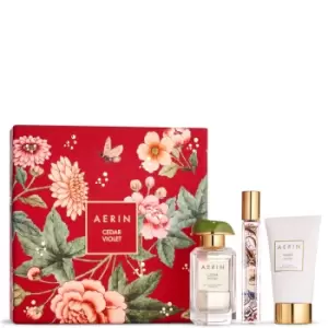 AERIN Cedar Violet 3 Piece Gift Set