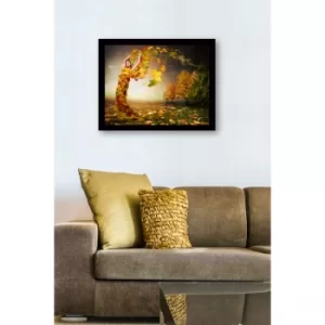 SC0535 Multicolor Decorative Framed MDF Painting