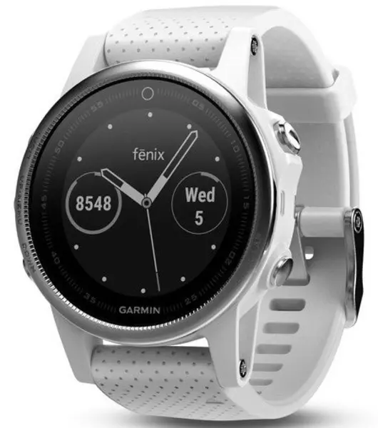 Garmin Watch Fenix 5S White Carrara White Band - LCD GMN-122