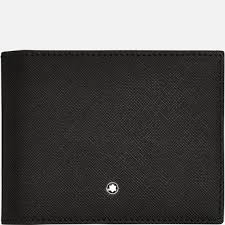 Mont Blanc - Mont Blanc Sartorial Wallet 4cc With Money Clip - Wallets - Black