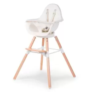 Childhome Evolu One 80 Degree Chair Natural and White