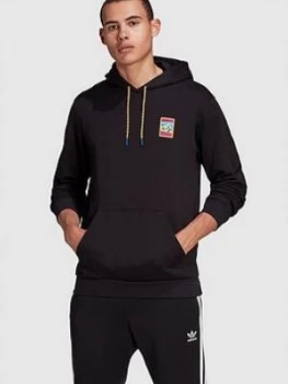 adidas Originals Adiplore 2.0 Graphic Hoodie - Black Size M Men