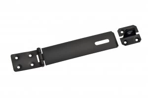 Wickes Safety Door Hasp and Staple - Black 152mm