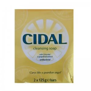Cidal Anitbactial Cleansing Soap - Twin Pack 2x125g