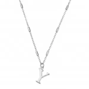 Iconic Initial Y Silver Necklace SNCC4040Y