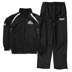 Lonsdale Team Track Suit Junior - Black/White