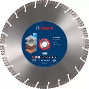 Bosch Expert Multi Material Diamond Cutting Disc 300mm 3mm 25.4mm