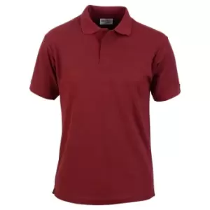 Absolute Apparel Mens Precision Polo (S) (Burgundy)