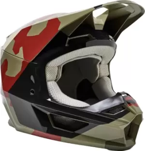 FOX V1 BNKR Motocross Helmet, multicolored, Size S, multicolored, Size S