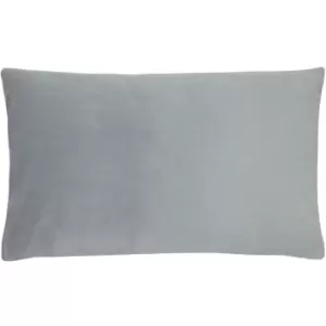 Sunningdale Velvet Rectangular Cushion Platinum