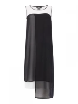 DKNY Sleeveless asymmetric dress Black