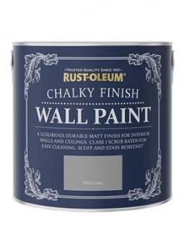 Rust-Oleum Chalky Wall Paint Pitch Grey 2.5L