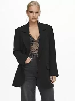 Only Oversized Blazer - Black, Size 36, Women