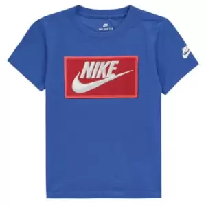 Nike Faux Patch T Shirt Infant Boys - Blue