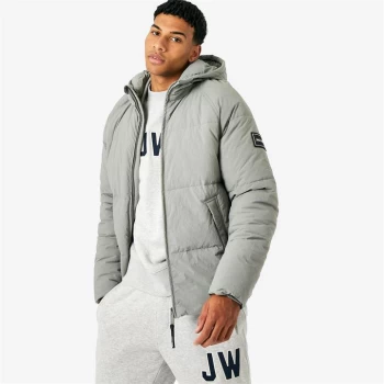 Jack Wills Eco Puffer Jacket - Washed Khaki