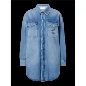 Calvin Klein Jeans Utility Shirt Jacket - Blue