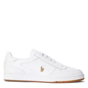 Polo Ralph Lauren Court Leather Low-Top Sneaker - White