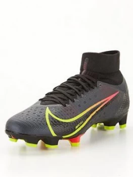 Nike Mercurial Superfly 7 Pro Firm Ground Football Boots - Black, Size 9, Men