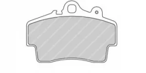 Ferodo FDB1307 Brake Pad Set Front Axle Premier Car