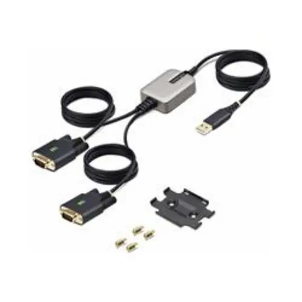 StarTech.com 13ft 2-Port USB to RS232 Serial Adapter 2P6FFC-USB-SERIAL