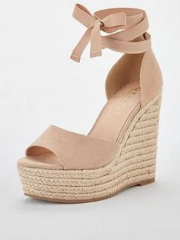 Office Winnie Wedge Sandal - Nude