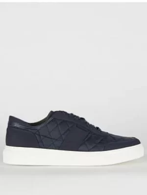 Barbour Liddesdale Quilted Trainers, Navy, Size 7, Men