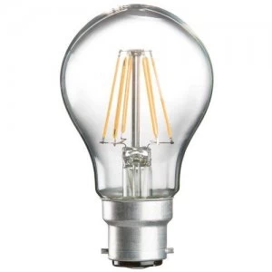 KnightsBridge 6W LED Clear GLS - Warm White - Edison Screw