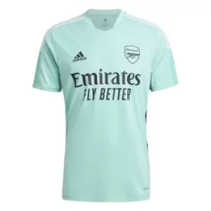 adidas Arsenal Training Shirt 2021 2022 Mens - Green