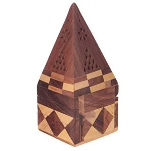 Decorative Sheesham (Pack Of 4) Wood Pyramid Box