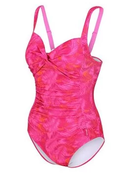 Regatta Sakari Swimsuit - Pink, Size 10, Women