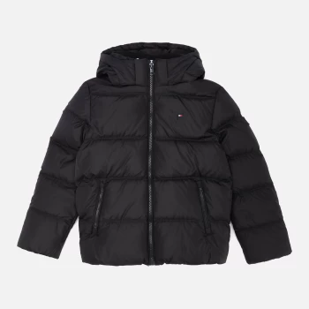 Tommy Hilfiger Boys' Essential Down Jacket - Black - 8 Years