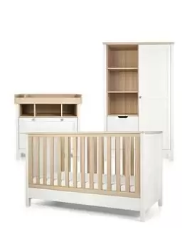 Mamas & Papas White/Natural Harwell 3 Piece Furniture Range